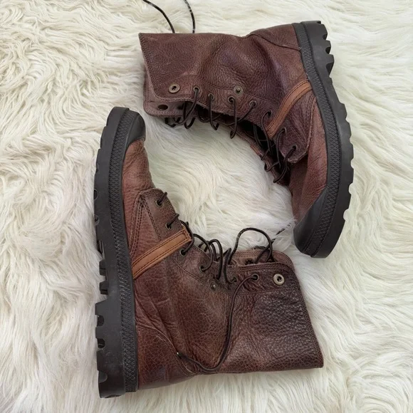 Palladium Baggy Leather Boots - Picture 2 of 8